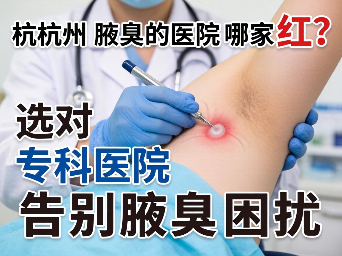 杭州腋臭医院哪家红?选对专科医院告别腋臭困扰 杭州腋臭医院哪家红?选对专科医院告别腋臭困扰