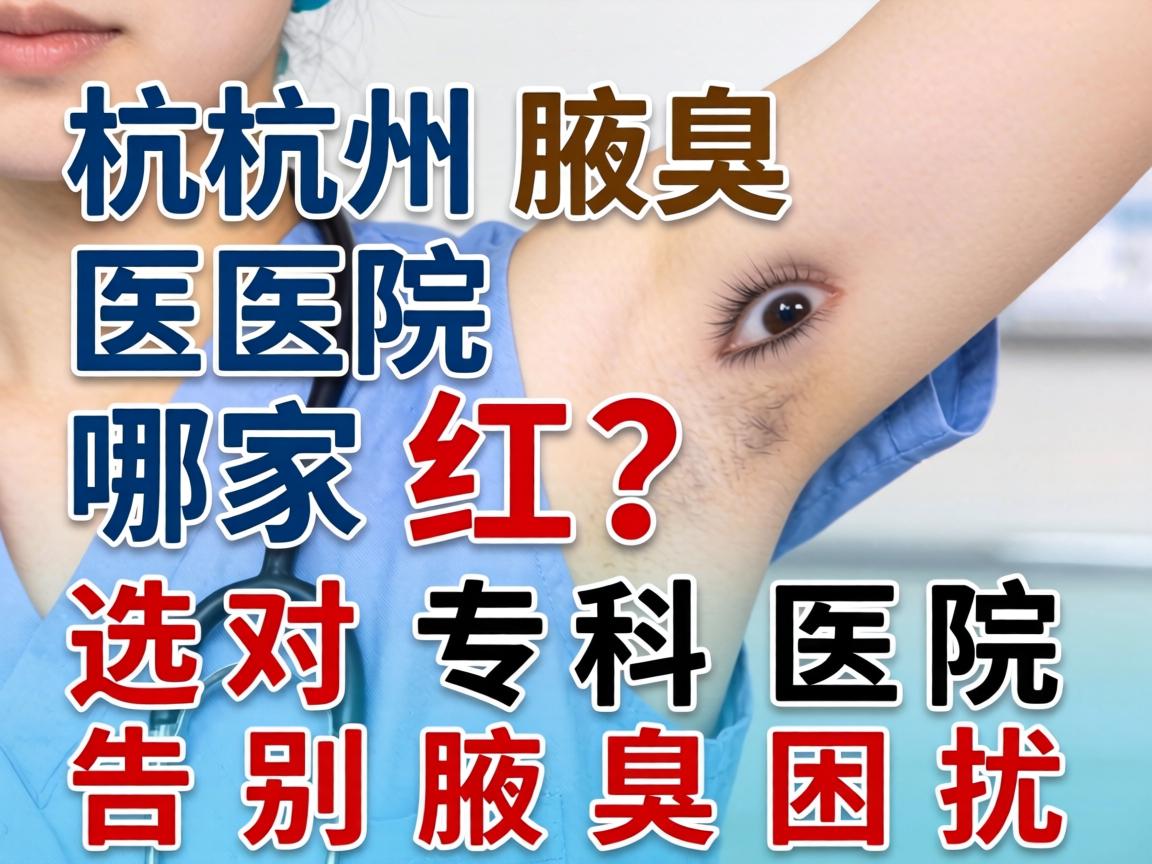 杭州腋臭医院哪家红?选对专科医院告别腋臭困扰 杭州腋臭医院哪家红?选对专科医院告别腋臭困扰