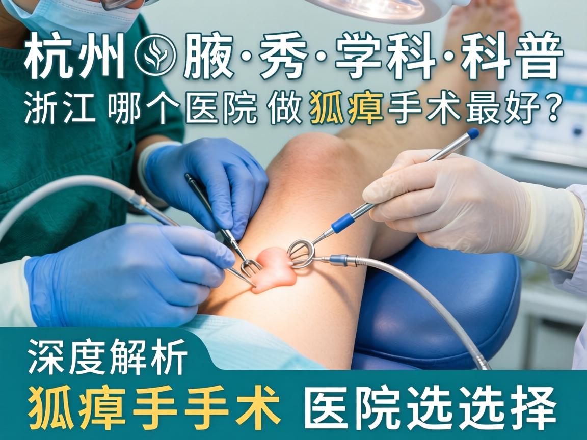 杭州腋秀科普，浙江哪个医院做狐臭手术最好？深度解析狐臭手术医院选择