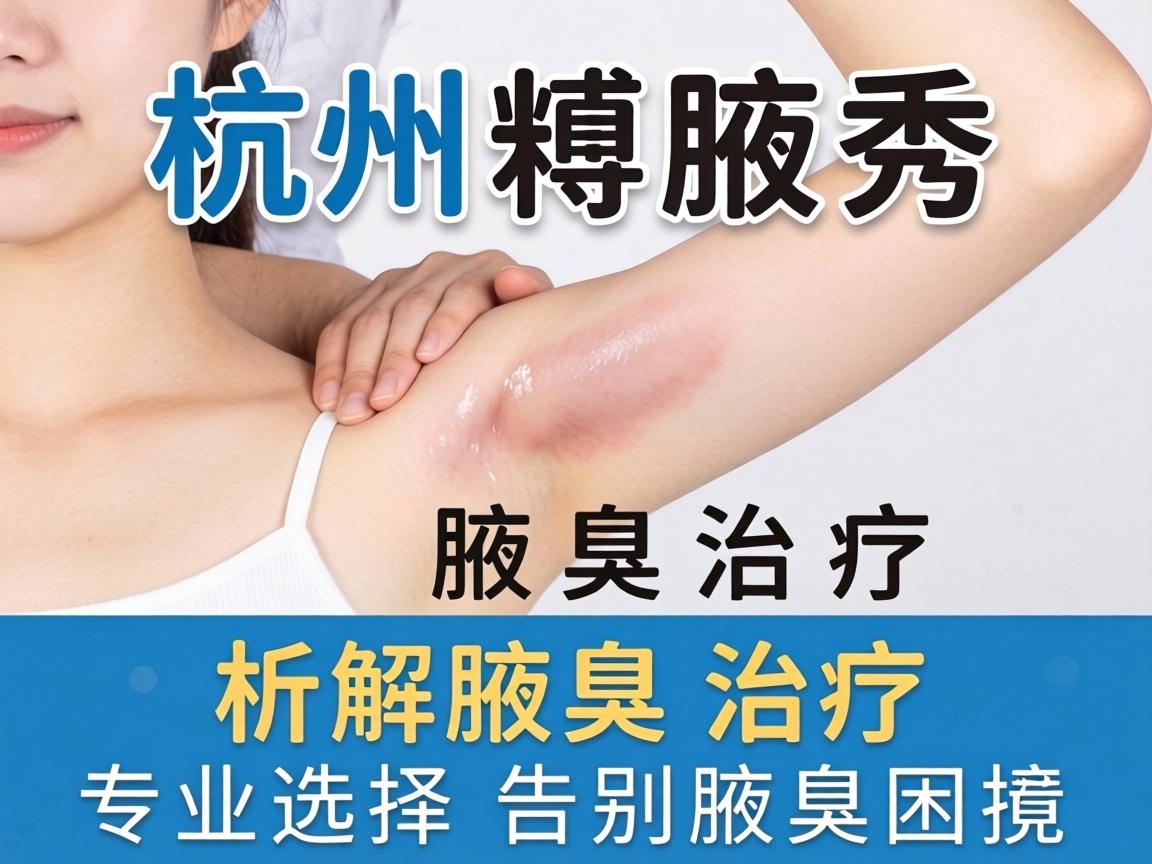 杭州腋秀解析腋臭治疗，专业选择告别腋臭困扰