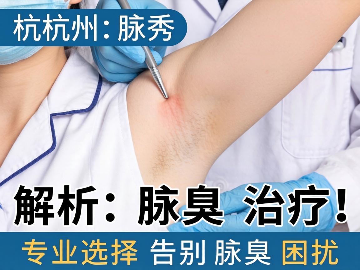杭州腋秀解析腋臭治疗，专业选择告别腋臭困扰
