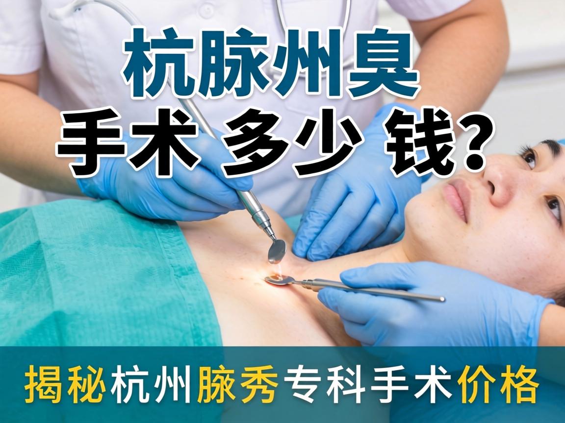 杭州腋臭手术多少钱?揭秘杭州腋秀专科手术价格 杭州腋臭手术多少钱?揭秘杭州腋秀专科手术价格