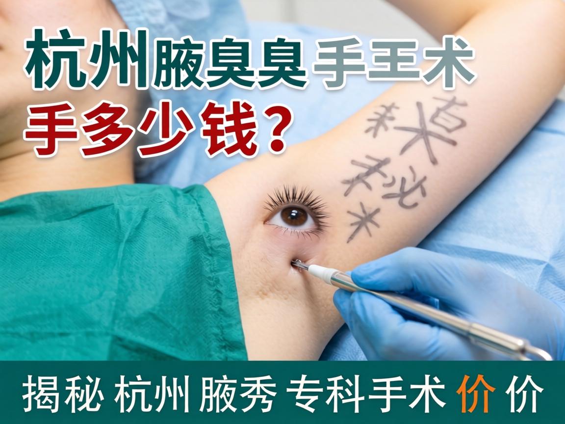 杭州腋臭手术多少钱?揭秘杭州腋秀专科手术价格 杭州腋臭手术多少钱?揭秘杭州腋秀专科手术价格