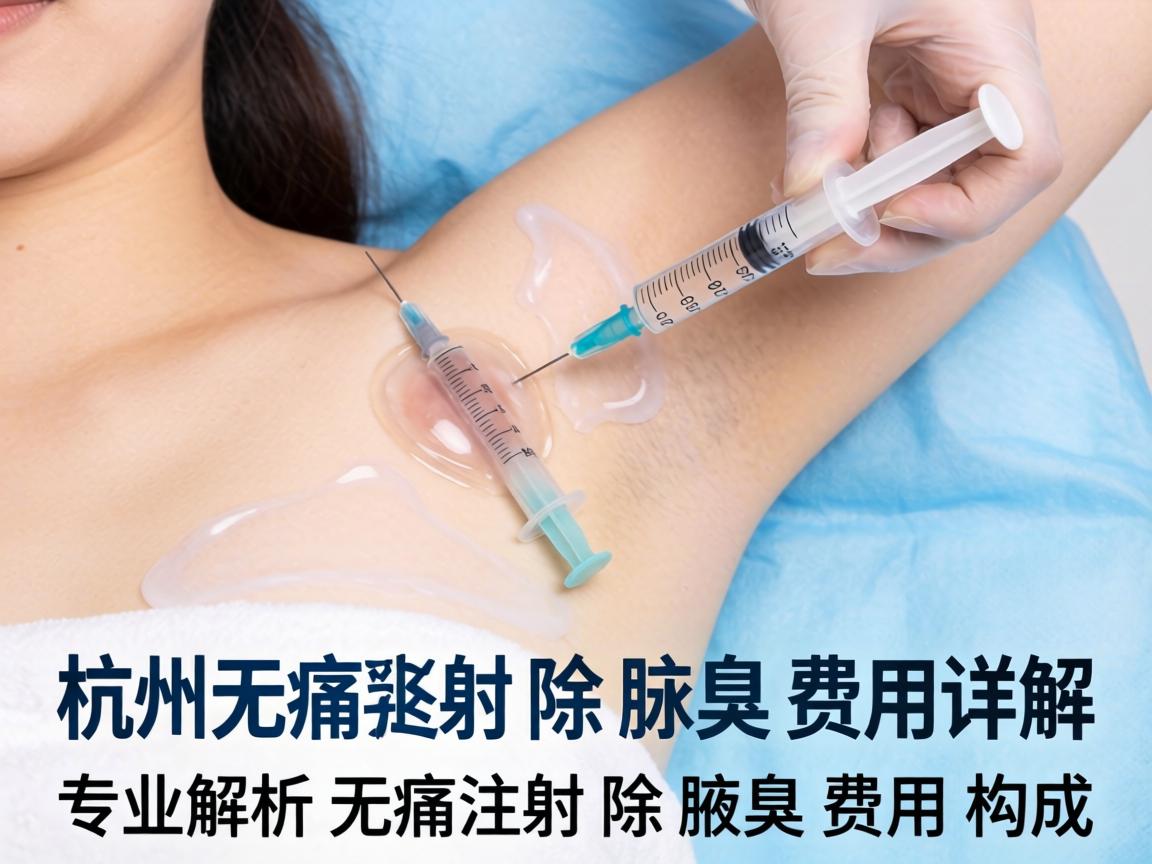 杭州无痛注射除腋臭费用详解,专业解析无痛注射除腋臭费用构成 杭州无痛注射除腋臭费用详解,专业解析无痛注射除腋臭费用构成