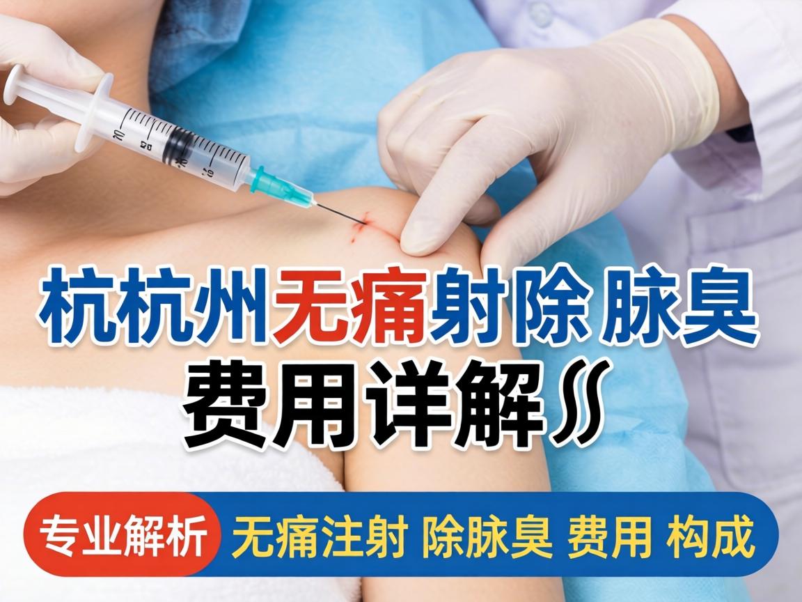 杭州无痛注射除腋臭费用详解,专业解析无痛注射除腋臭费用构成 杭州无痛注射除腋臭费用详解,专业解析无痛注射除腋臭费用构成