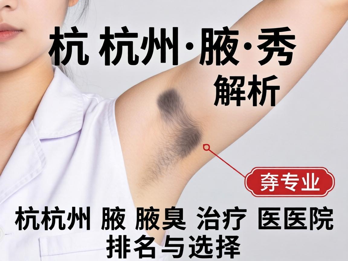 杭州腋秀解析，专业视角下的杭州腋臭治疗医院排名与选择