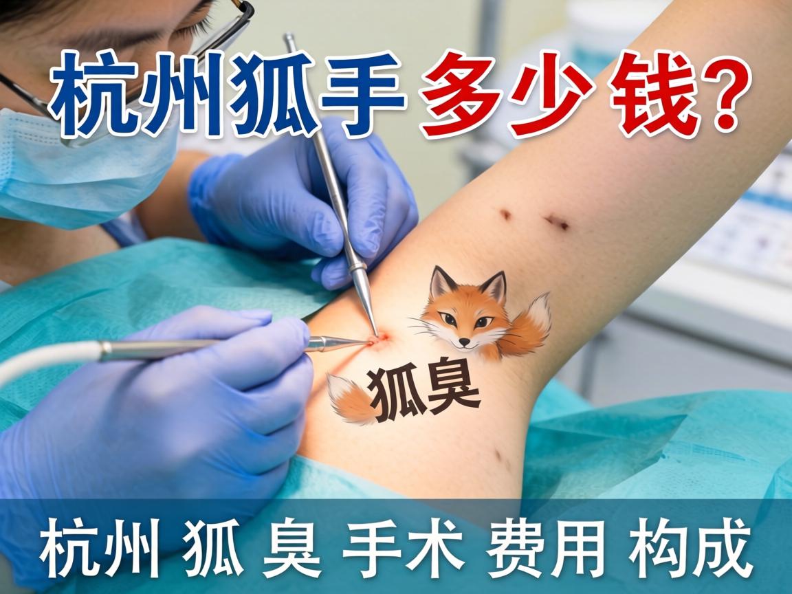 杭州狐臭手术多少钱？详解杭州狐臭手术费用构成
