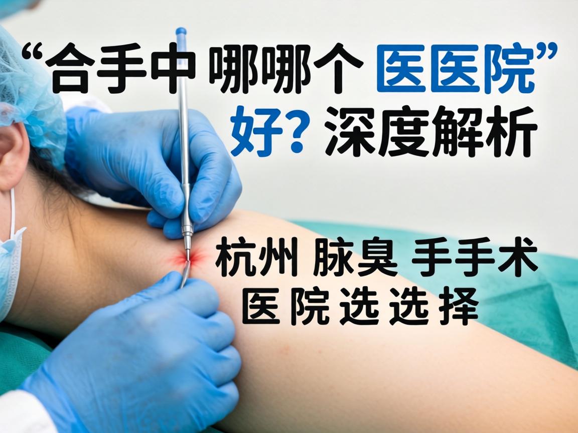 杭州腋臭手术哪个医院好？深度解析杭州腋臭手术医院选择