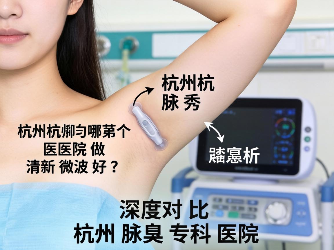 杭州腋秀解析，杭州哪个医院做清新微波好？深度对比杭州腋臭专科医院