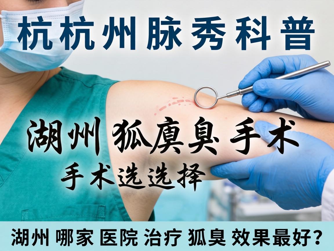 杭州腋秀科普，湖州狐臭手术选择，湖州哪家医院治疗狐臭效果最好？
