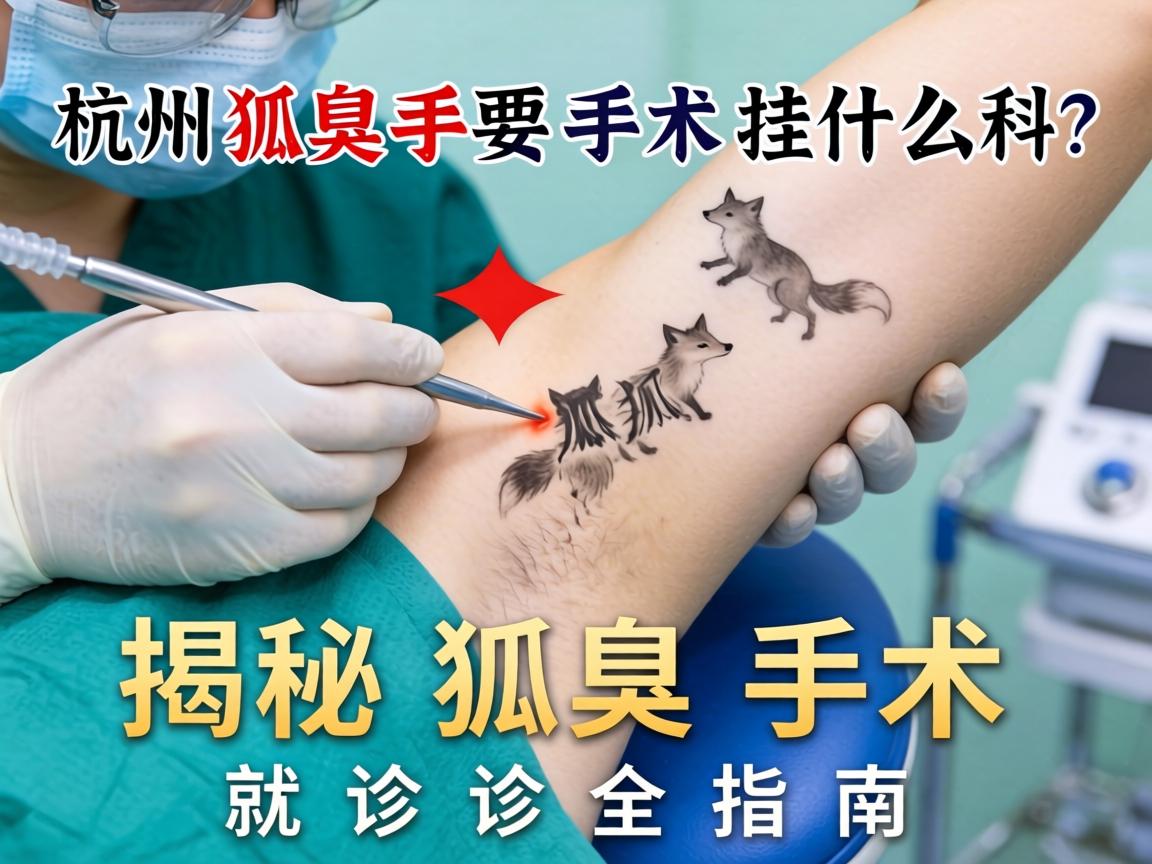 杭州狐臭手术要挂什么科？揭秘狐臭手术就诊全指南