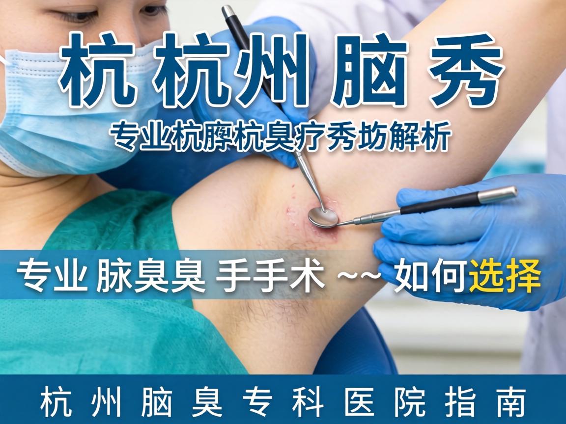 杭州腋秀解析，专业腋臭手术如何选择，杭州腋臭专科医院指南