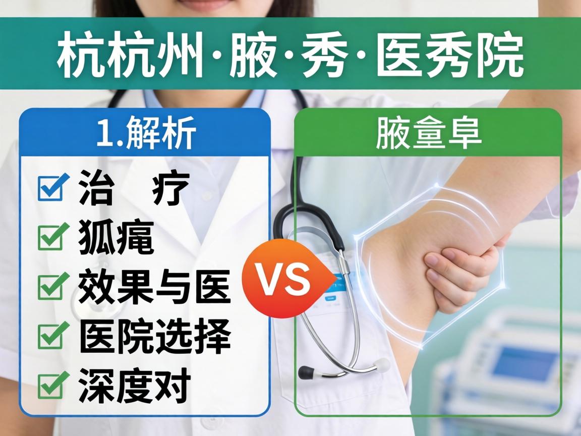 杭州腋秀医院解析，杭州治疗狐臭效果与医院选择深度对比