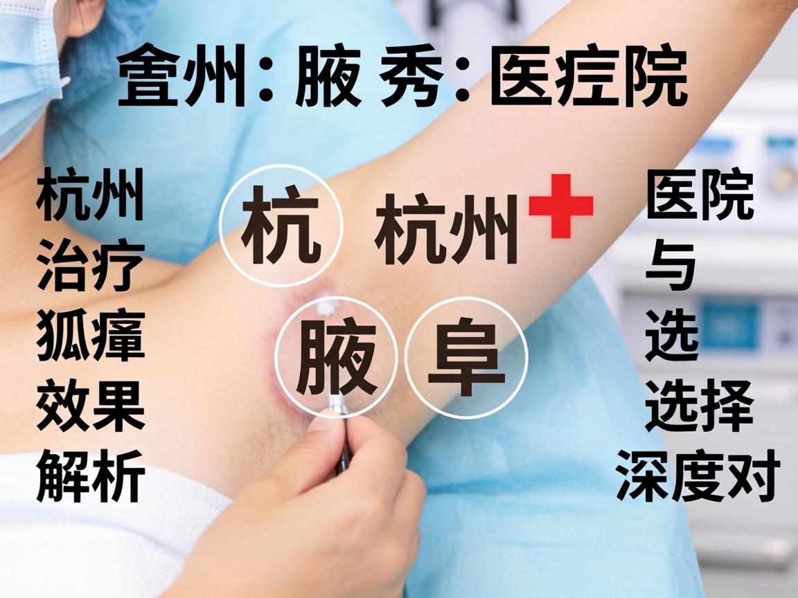 杭州腋秀医院解析，杭州治疗狐臭效果与医院选择深度对比