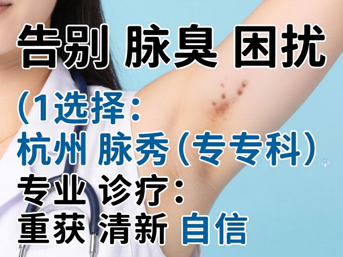告别腋臭困扰，选择杭州腋秀专科，专业诊疗，重获清新自信