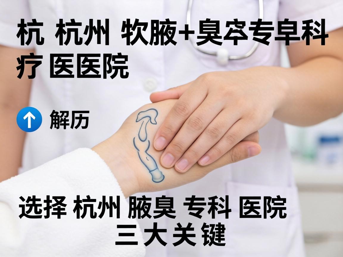 杭州腋臭专科医院解析，选择杭州腋臭专科医院的三大关键