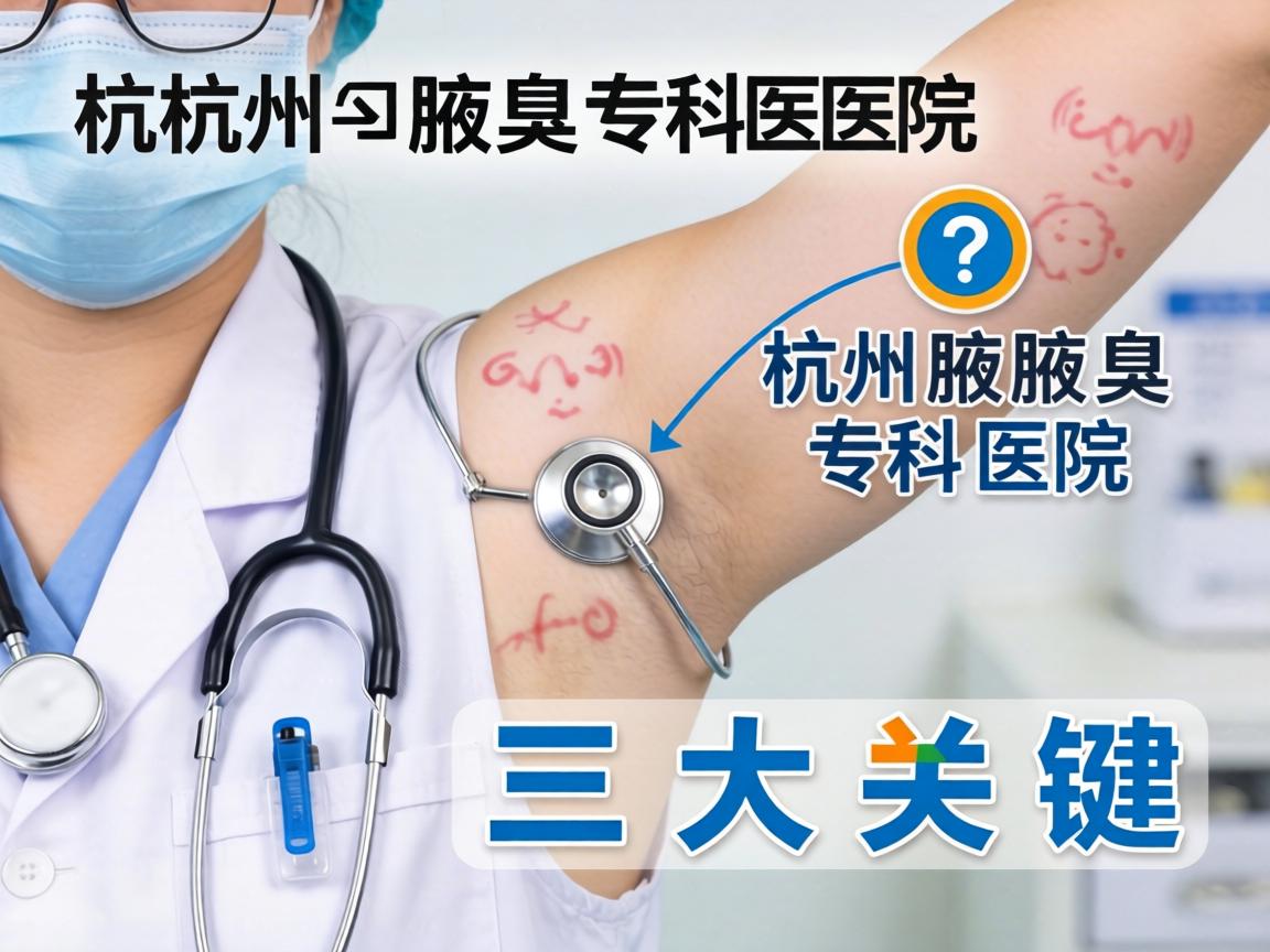 杭州腋臭专科医院解析，选择杭州腋臭专科医院的三大关键