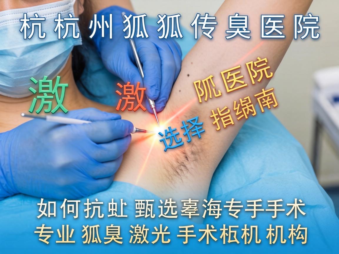 杭州狐臭激光手术医院选择指南,如何甄选专业狐臭激光手术机构 杭州狐臭激光手术医院选择指南,如何甄选专业狐臭激光手术机构