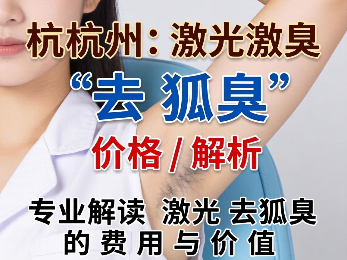 杭州激光去狐臭价格解析,专业解读激光去狐臭的费用与价值 杭州激光去狐臭价格解析,专业解读激光去狐臭的费用与价值