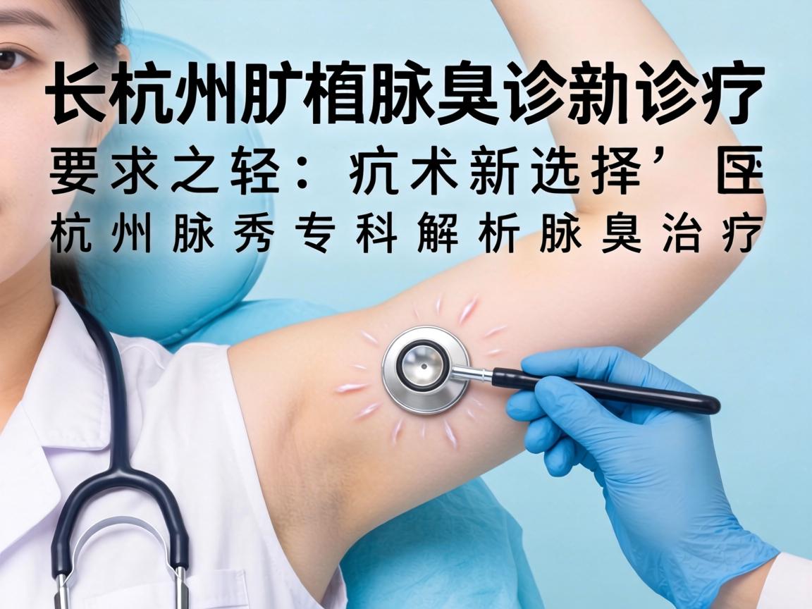 杭州腋臭诊疗新选择，杭州腋秀专科解析腋臭治疗