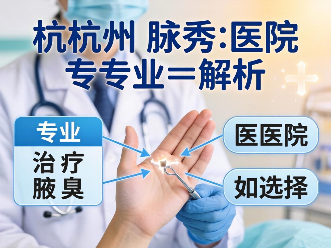 杭州腋秀医院专业解析，专业治疗腋臭的医院如何选择