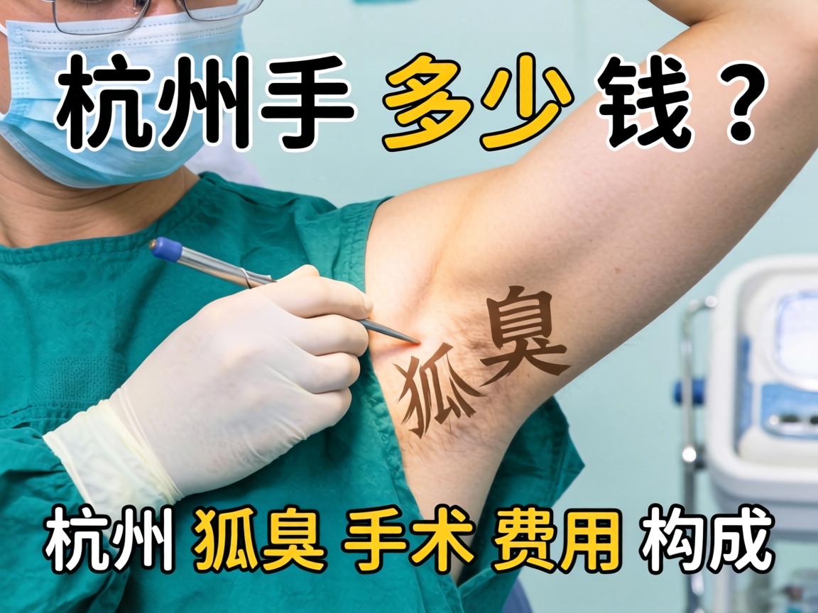 杭州狐臭手术多少钱?详解杭州狐臭手术费用构成 杭州狐臭手术多少钱?详解杭州狐臭手术费用构成