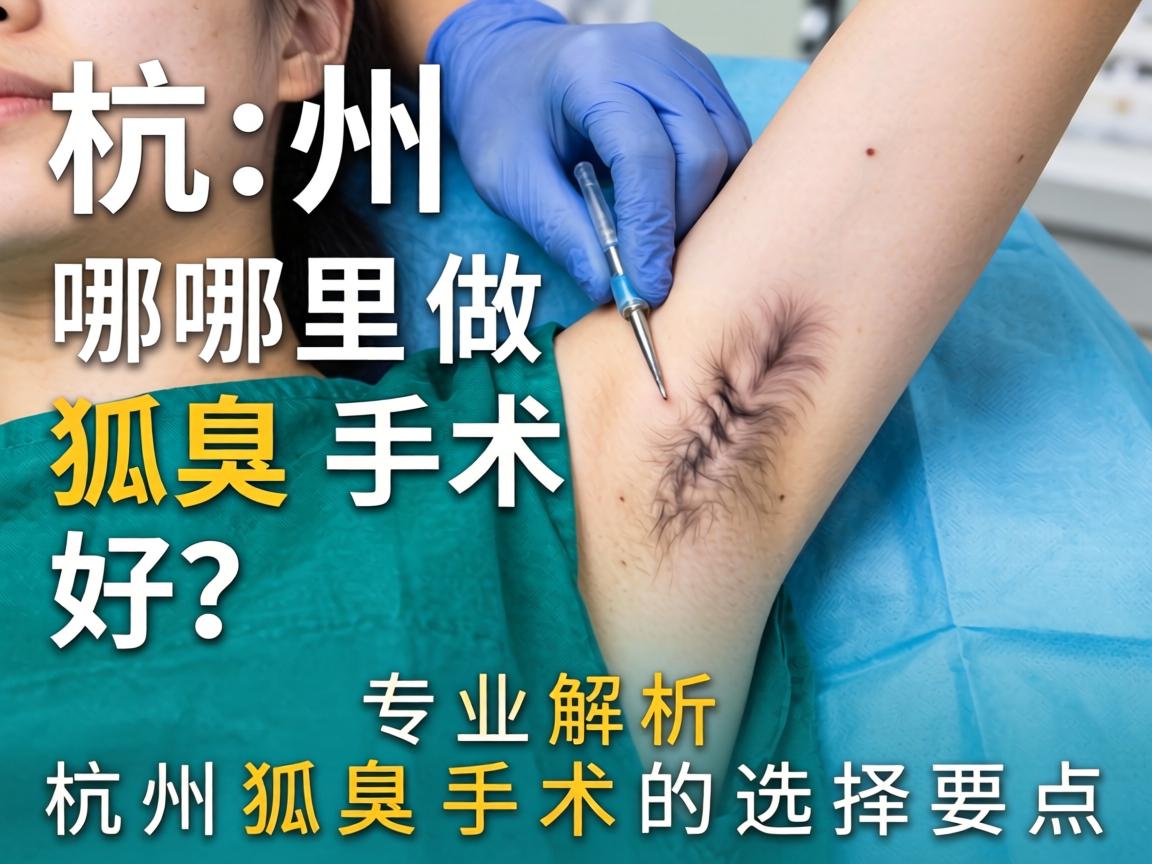 杭州哪里做狐臭手术好?专业解析杭州狐臭手术的选择要点 杭州哪里做狐臭手术好?专业解析杭州狐臭手术的选择要点