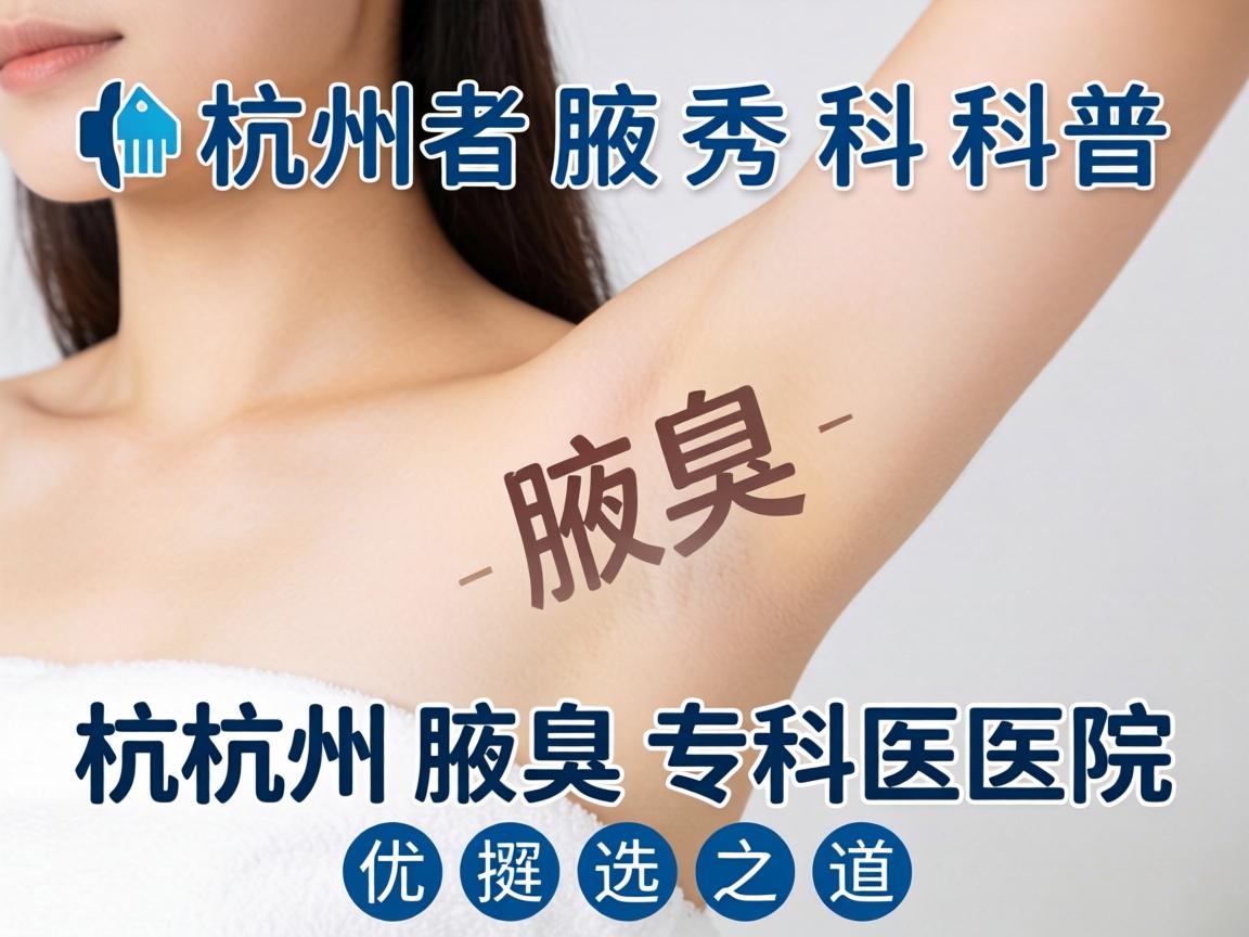 杭州腋秀科普，解析杭州腋臭专科医院的优选之道