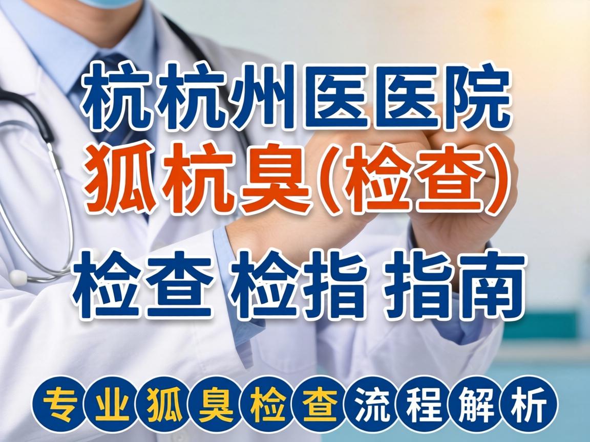 杭州医院狐臭检查指南，专业狐臭检查流程解析