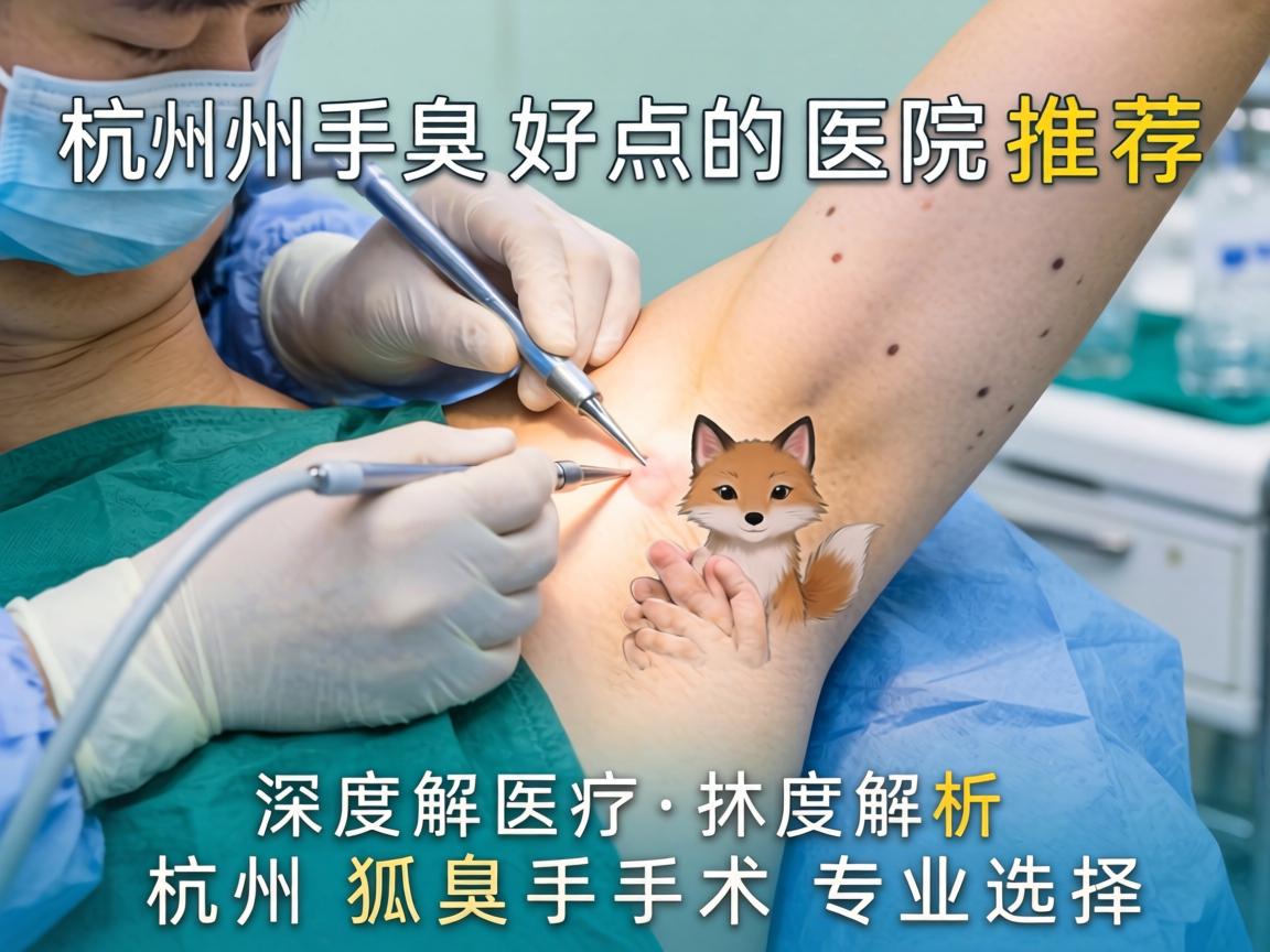 杭州狐臭手术好点的医院推荐，深度解析杭州狐臭手术专业选择
