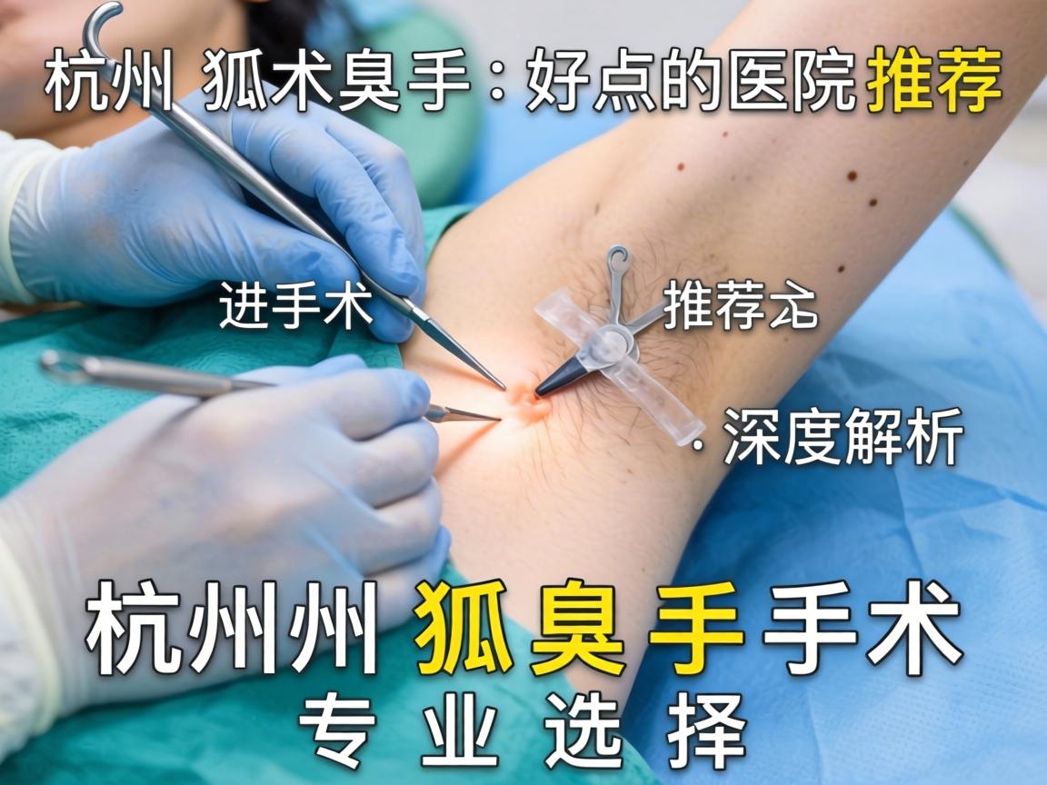 杭州狐臭手术好点的医院推荐，深度解析杭州狐臭手术专业选择