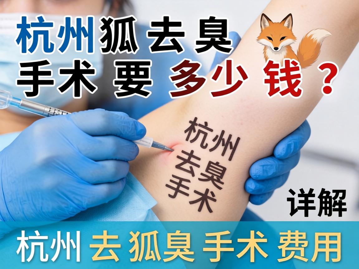 杭州去狐臭手术要多少钱?详解杭州去狐臭手术费用 杭州去狐臭手术要多少钱?详解杭州去狐臭手术费用