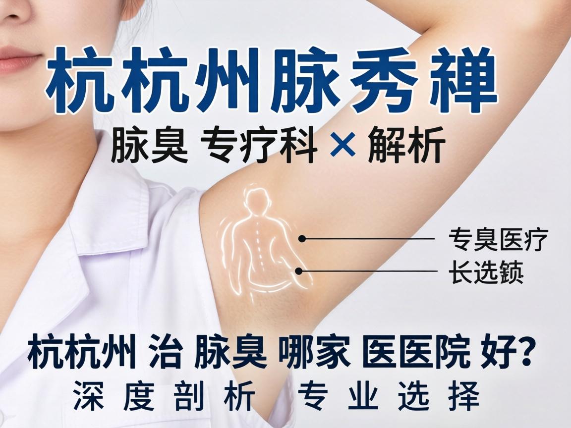 杭州腋秀腋臭专科解析，杭州治腋臭哪家医院好？深度剖析专业选择