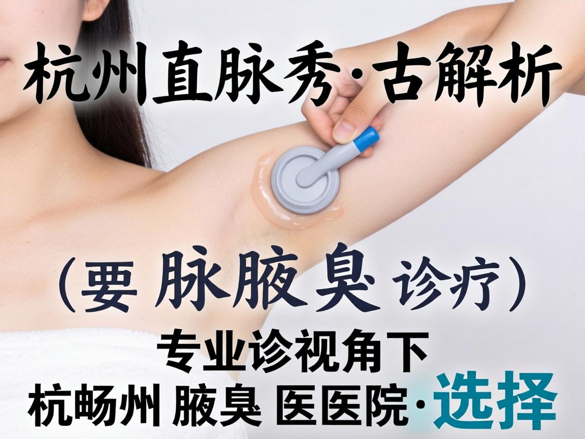 杭州腋秀解析腋臭诊疗,专业视角下的杭州腋臭医院选择 杭州腋秀解析腋臭诊疗,专业视角下的杭州腋臭医院选择