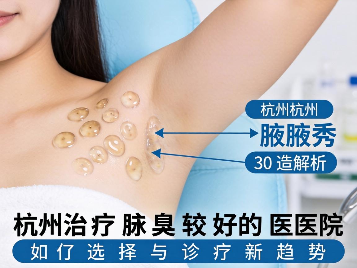 杭州腋秀解析,杭州治疗腋臭较好的医院如何选择与诊疗新趋势 杭州腋秀解析,杭州治疗腋臭较好的医院如何选择与诊疗新趋势