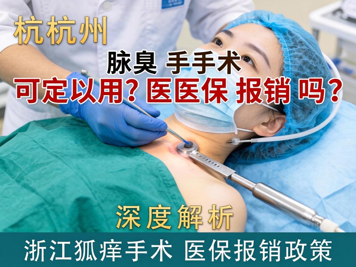 杭州腋臭手术可以用医保报销吗?深度解析浙江狐臭手术医保报销政策 杭州腋臭手术可以用医保报销吗?深度解析浙江狐臭手术医保报销政策