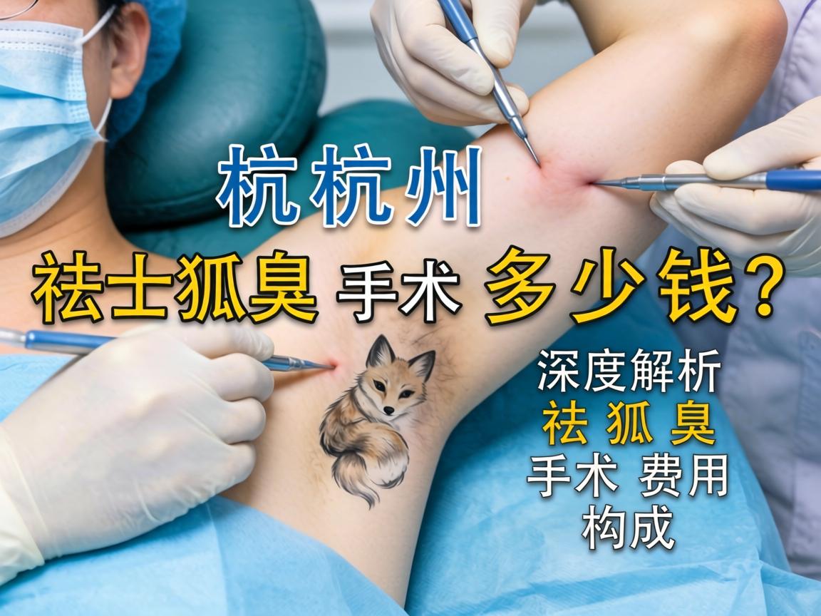 杭州祛狐臭手术多少钱？深度解析祛狐臭手术费用构成