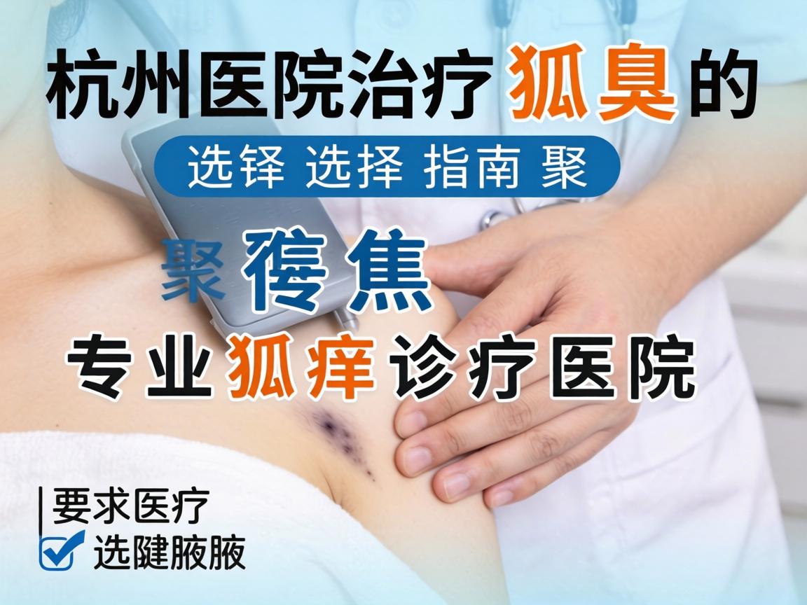 杭州治疗狐臭的医院选择指南,聚焦专业狐臭诊疗医院 杭州治疗狐臭的医院选择指南,聚焦专业狐臭诊疗医院