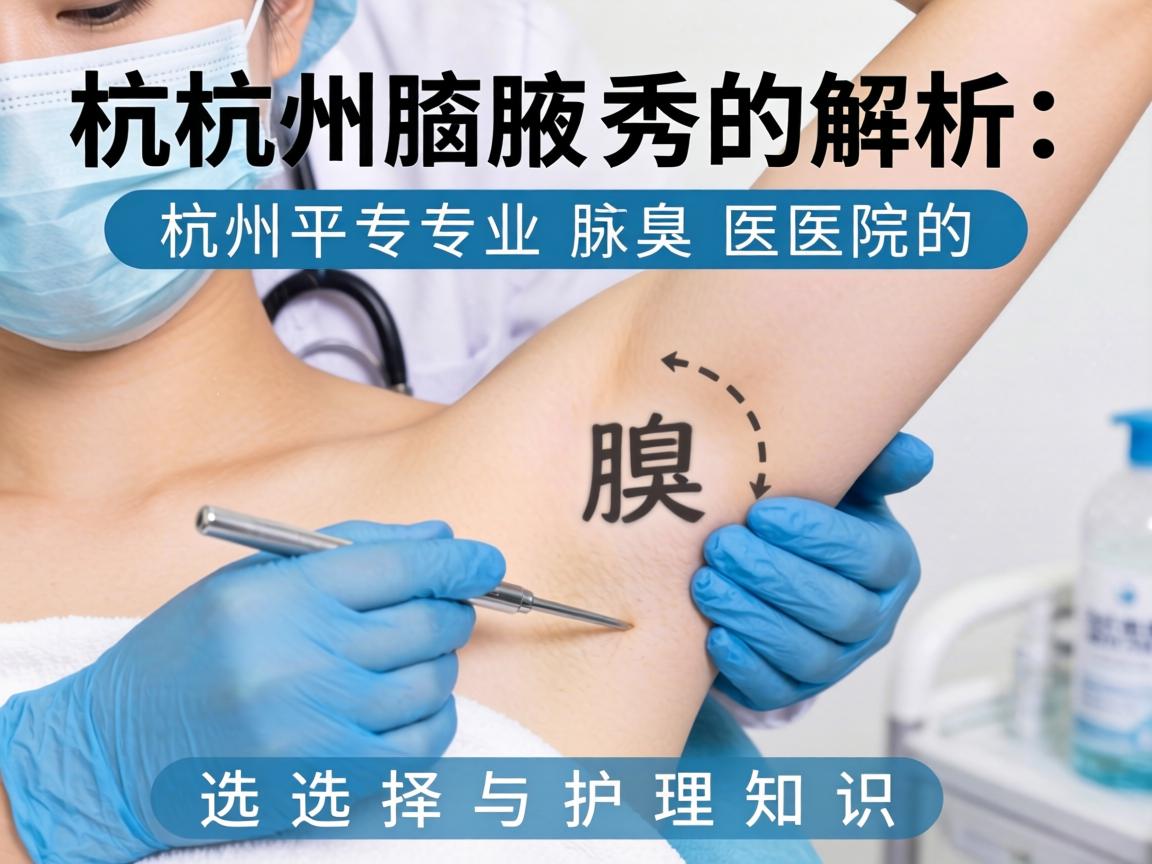 杭州腋秀解析，杭州专业腋臭医院的选择与护理知识