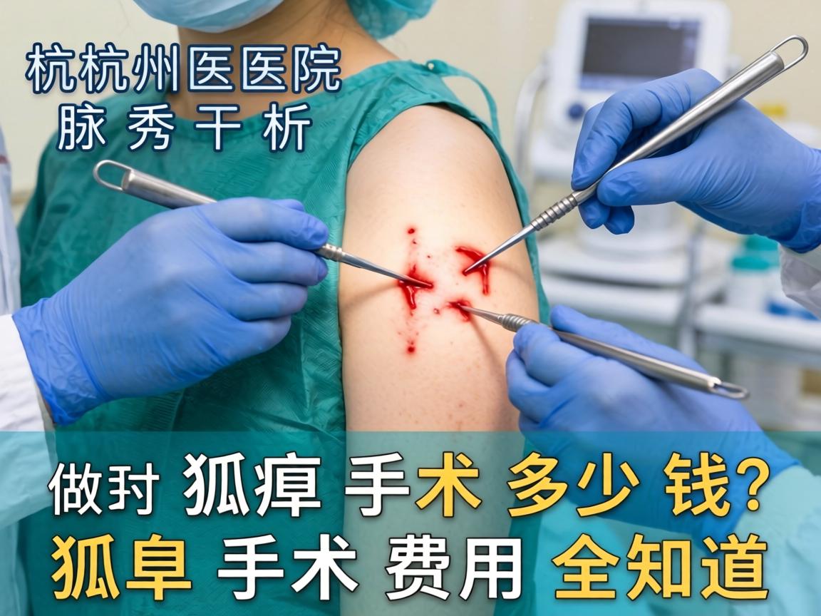 杭州腋秀解析，杭州医院做狐臭手术多少钱？狐臭手术费用全知道