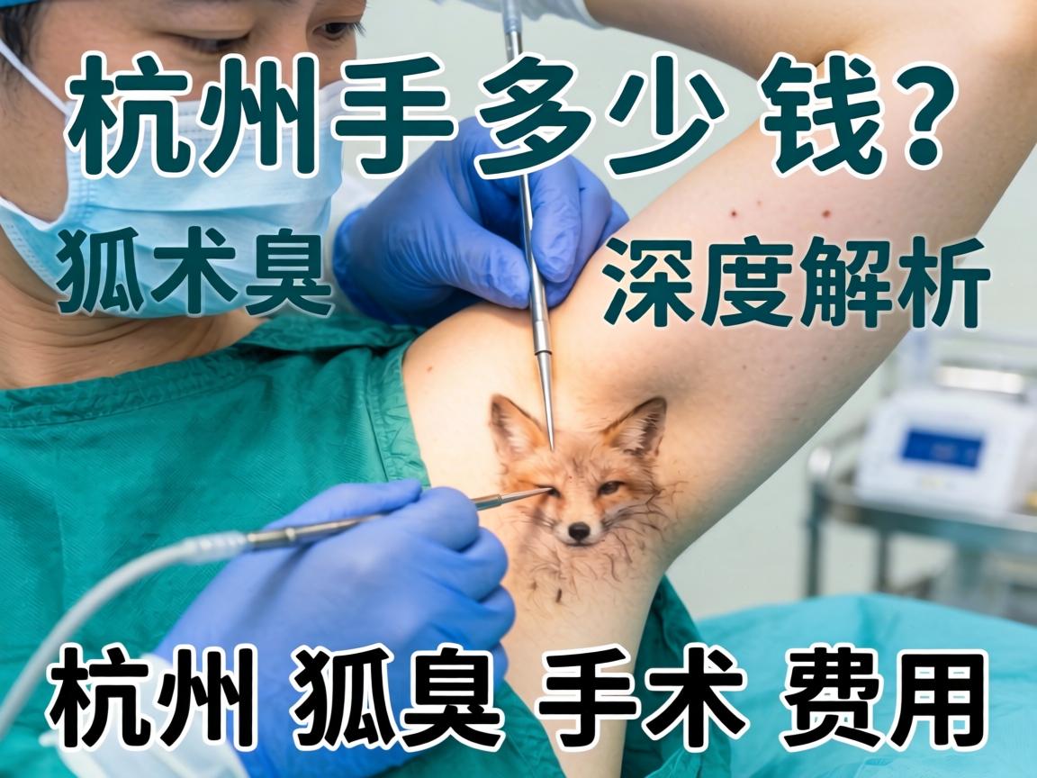 杭州狐臭手术多少钱？深度解析杭州狐臭手术费用