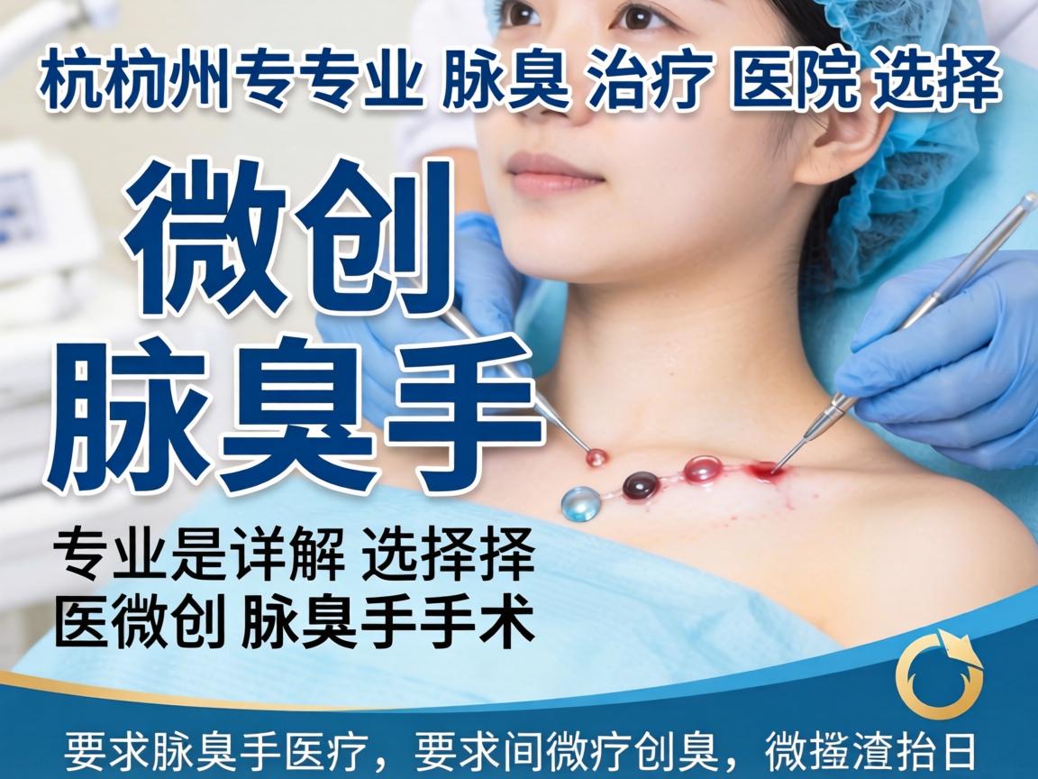 杭州专业腋臭治疗医院选择,详解微创腋臭手术 杭州专业腋臭治疗医院选择,详解微创腋臭手术
