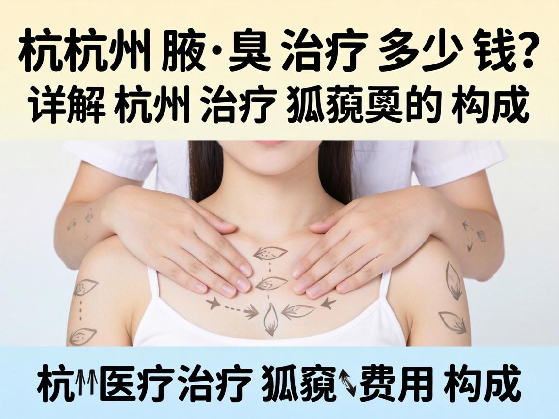 杭州腋臭治疗多少钱？详解杭州治疗狐臭的费用构成