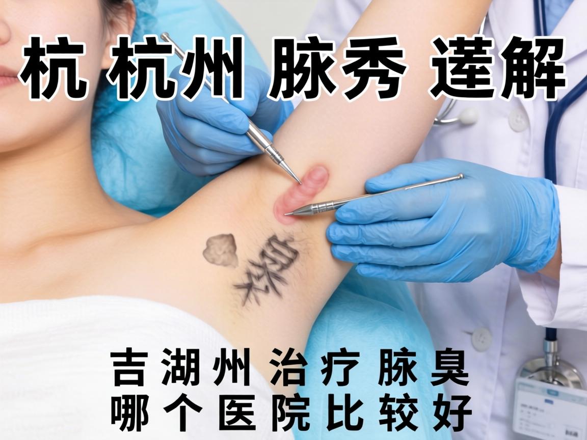 杭州腋秀解惑，在湖州治疗腋臭，哪个医院比较好？