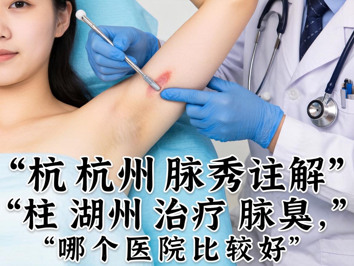 杭州腋秀解惑，在湖州治疗腋臭，哪个医院比较好？