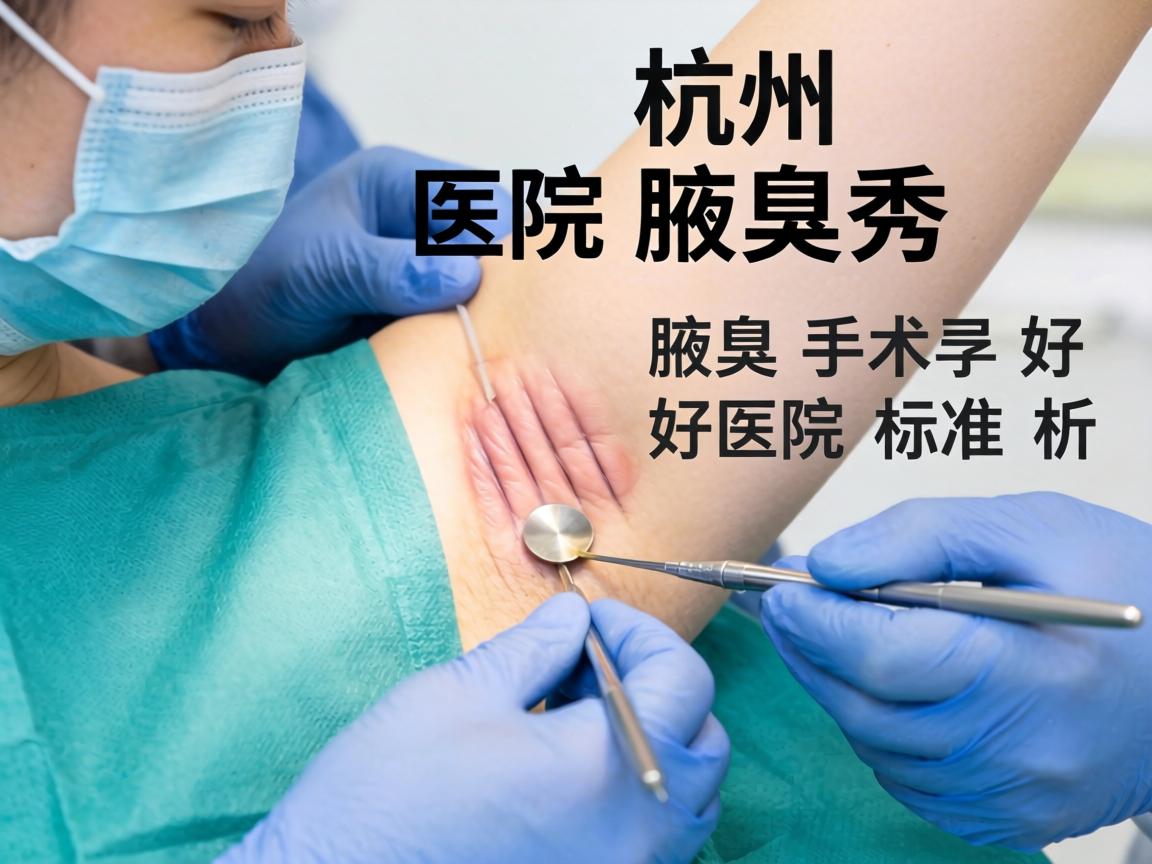 杭州腋秀解析，杭州哪个医院腋臭手术好，好医院的标准解析