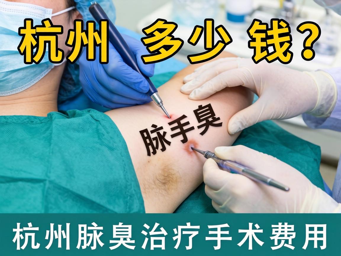 杭州腋臭手术多少钱？详解杭州腋臭治疗手术费用