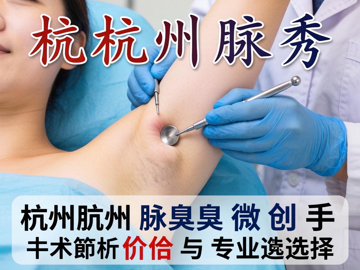杭州腋秀解析，杭州腋臭微创手术价格与专业选择