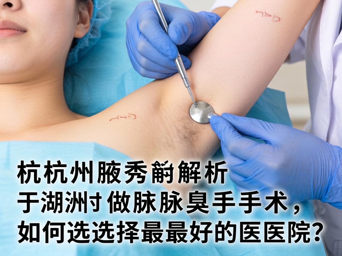 杭州腋秀解析，在湖州做腋臭手术，如何选择最好的医院？