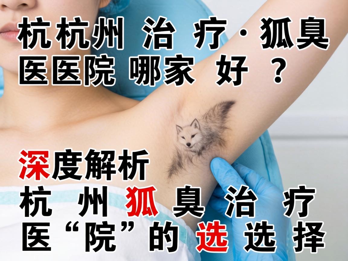 杭州治疗狐臭医院哪家好？深度解析杭州狐臭治疗医院的选择
